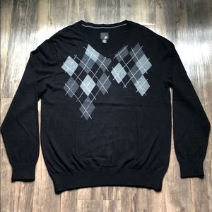 J Ferrar Men’s V-Neck Sweater